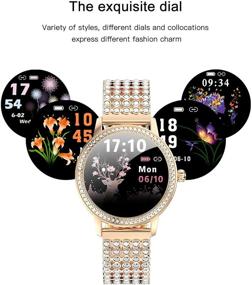 img 1 attached to Diamond Studded Bracelet Pressure Waterproof Compatible Cell Phones & Accessories