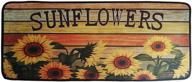 flytime sunflower non skid waterproof 16x40inches logo