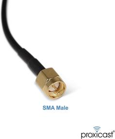 img 1 attached to 📡 High-Gain External Magnetic Loaded Coil Antenna (6.5~8 dBi) for Cisco, Cradlepoint, Netgear, Novatel, Pepwave, MoFi, Digi, Sierra & Other 3G/4G/LTE Routers & Modems with SMA Connectors - Pack of 2