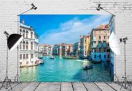 captivating beleco 5x3ft fabric venice italy backdrop: perfect rialto bridge & gondola photography backdrop for party decor, adult games, birthdays, and photoshoots! logo