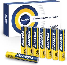 img 4 attached to 🔋 Allmax AAAA (4-A) Maximum Power Alkaline Batteries (8 Count) – Ultra Long-Lasting AAAA (4-A) LR61 Battery Pack, 5-Year Shelf Life, Leak-Proof Design, Device Compatible – Ideal for Surface and Stylus Pens (1.5V)