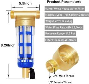 img 3 attached to Beduan Pre Filter Sediment Filter Reusable