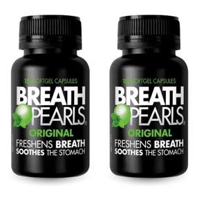 img 1 attached to Breath Pearls Original Freshens Breath - 300 Softgels, Long-lasting Freshness!