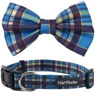 🐾 stylish grid bowtie collar for dogs and cats – adjustable plaid comfortable durable pet accessories in 3 styles logo