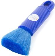 kitchen + home travel static duster - 6.5&#34; compact size with carry case - electrostatic duster powerfully attracts dust logo