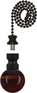 westinghouse lighting 1000600 oil rubbed bronze finish 🔮 with amber alabaster glass sphere finial and convenient pull chain логотип