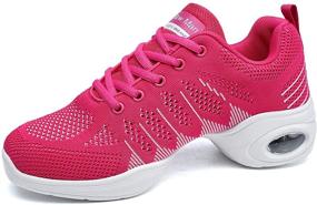 img 4 attached to 👟 Women's Lace-Up Sneakers: Jazz Shoes for Women