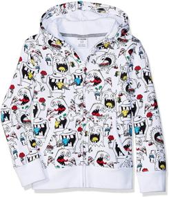 img 1 attached to Spotted Zebra Little Fleece Hoodies: Boys' Clothing with Style and Comfort