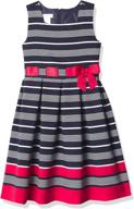 👗 nautical stylish bonnie jean girls dress for girls' clothing logo