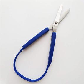 img 3 attached to 🔪 RAYNAG 3 Pack Loop Mini Stainless Steel Scissors - Adaptive Design for Crafts, Paper Cutting, Elastic Yarns - Special Needs Classroom Cutting Tool with Comfortable Grip