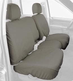 img 2 attached to Covercraft Custom-Fit Front Bench SeatSaver Seat Covers - Polycotton Fabric