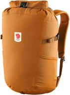 fjallraven ulvo rolltop 23 black outdoor recreation for camping & hiking logo