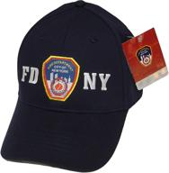 authentic fdny baseball cap: officially licensed by nyc fire department logo