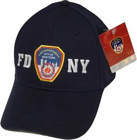 img 1 attached to Authentic FDNY Baseball Cap: Officially Licensed by NYC Fire Department