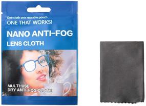 img 4 attached to 💧 Soolala 15x15cm Reusable Anti Fog Wipes: Premium Microfiber Cloth for Crystal Clear Glasses, Spectacles, Camera & Phone Screens