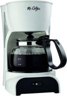 ☕ white 4-cup coffee maker: mr. coffee dr4-rb logo