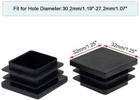 img 3 attached to 24Pack Square Plastic Tubing: Convenient and Durable Solutions by Suiwotin