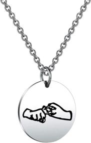 img 4 attached to BEKECH Necklace Friendship Language Pendant Girls' Jewelry