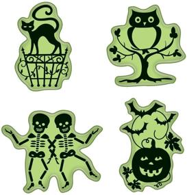 img 1 attached to Inkadinkado Stamping Gear Halloween Icons