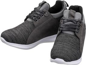 img 1 attached to CALTO Invisible Increasing Elevator Trainer Men's Shoes for Fashion Sneakers