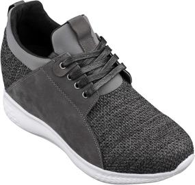 img 4 attached to CALTO Invisible Increasing Elevator Trainer Men's Shoes for Fashion Sneakers