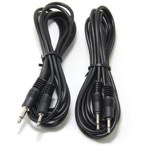 img 2 attached to Ancable 2-Pack 6-Feet Mono Cable 2.5mm Male to 3.5mm Mono Jack Plug - 12V Trigger Cable for Parasound Amp and Logitech Harmony Hub: High-Quality Connectivity Solution