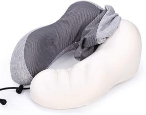 img 3 attached to Comfortable Memory Travel Pillow Earplugs