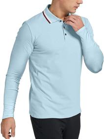 img 1 attached to MLANM Sleeve Casual Slim Fit Cotton Men's Clothing and Shirts: Comfort Meets Style!