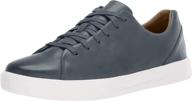 👟 clarks costa black leather men's fashion sneakers – chic and stylish men's shoes logo