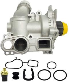 img 4 attached to 🚰 High-Quality Aluminum Water Pump Assembly for A3 A4 TT VW Tiguan Jetta Golf GTI Eos Beetle CC 2.0T TSI 06H121026AB 06H121026CQ