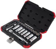 🔧 sunex chrome socket set: 1/4" and 3/8" drive, sae/metric, 6-point & 12-point, 1/4" – 3/4", 6mm – 19mm, 30-piece логотип