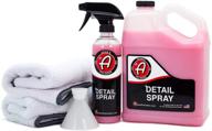 🚗 adam's quick waterless detailer spray - a detailing essential for car care, polishing, clay bar & car wax enhancement, boosting shine, gloss, and depth - complete car wash kit and dust remover (collection) logo