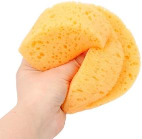 img 1 attached to 🧽 3pcs Car Wash Sponges Kitchen Cleaning Sponges Scrubber: Ultimate Cleaning and Washing Tools for Your Car and Kitchen