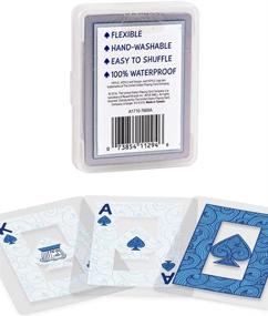 img 2 attached to 🔒 Waterproof Clear Playing Cards by Hoyle