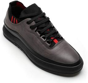 img 4 attached to CHAMARIPA Invisible Increasing Shoes Sneakers H82H206 01 Men's Shoes and Fashion Sneakers