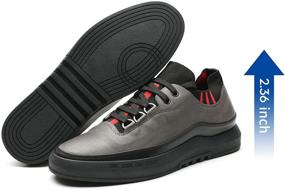 img 3 attached to CHAMARIPA Invisible Increasing Shoes Sneakers H82H206 01 Men's Shoes and Fashion Sneakers