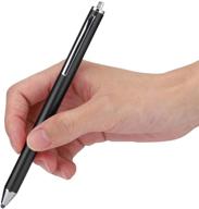 🖊️ fo sa soft head stylus pen: versatile cloth head lightweight touch screen stylus for smartphones/tablets - black logo