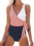 cupshe womens bowknot bathing swimsuit women's clothing in swimsuits & cover ups logo