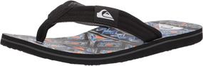 img 4 attached to Quiksilver Molokai Layback Flip Flop Men's Athletic Shoes