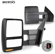 🚗 scitoo 2004-2006 ford f150 truck driver/passenger side mirror pair - power heated with turn signal light - towing mirrors logo