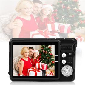 img 4 attached to 📸 Fun and easy-to-use HD Mini Digital Cameras for Kids - Perfect Birthday or Xmas Gifts!