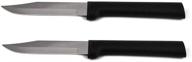 🔪 top-rated rada cutlery regular paring knife: pack of 2 with sleek black handle - a must-have kitchen essential! logo