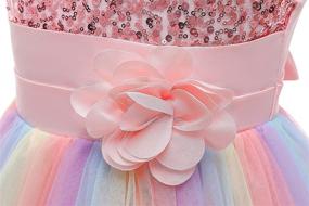 img 1 attached to 👗 Optimized Search: Girls' Clothing and Dresses with Super Fairy Flowers and Rainbow Princess Theme