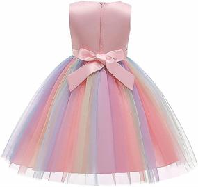 img 3 attached to 👗 Optimized Search: Girls' Clothing and Dresses with Super Fairy Flowers and Rainbow Princess Theme