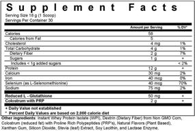 img 3 attached to Порошок протеина 🥛 NanoPro Immune неденатурированный с привкусом ванильного стручка, 30 порций с колострумом, железом и кальцием - Biopharma Scientific.