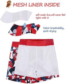 img 2 attached to 🩳 Dynamic Drawstring Patterned Boys' Clothing: Durable Nonwe Shorts