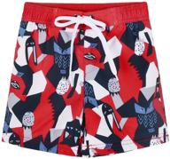 🩳 dynamic drawstring patterned boys' clothing: durable nonwe shorts logo