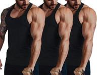 jinidu men's sleeveless bodybuilding training apparel for workouts logo