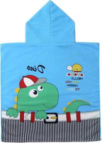 img 3 attached to Hooded GirlsSwim Coverup Toddler Animals Kids' Home Store