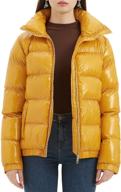 womens casual quilted padded puffer women's clothing in coats, jackets & vests logo